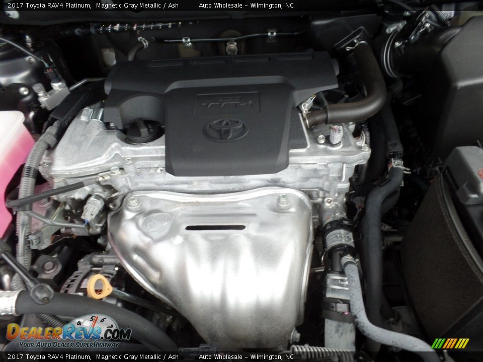 2017 Toyota RAV4 Platinum Magnetic Gray Metallic / Ash Photo #6