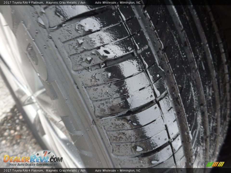 2017 Toyota RAV4 Platinum Magnetic Gray Metallic / Ash Photo #8