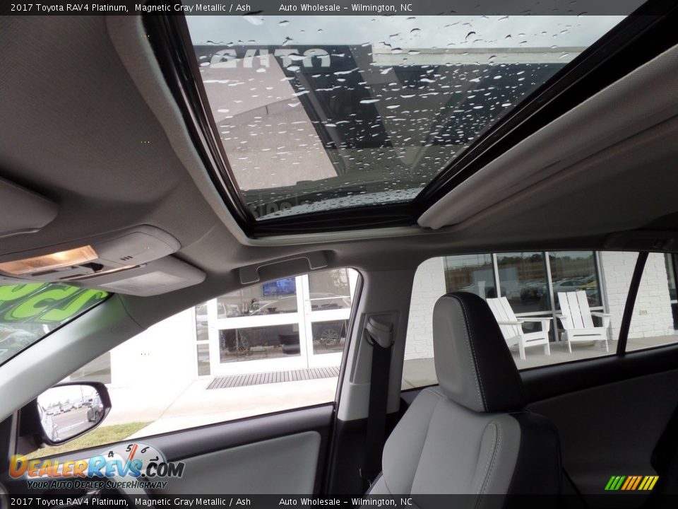 2017 Toyota RAV4 Platinum Magnetic Gray Metallic / Ash Photo #11