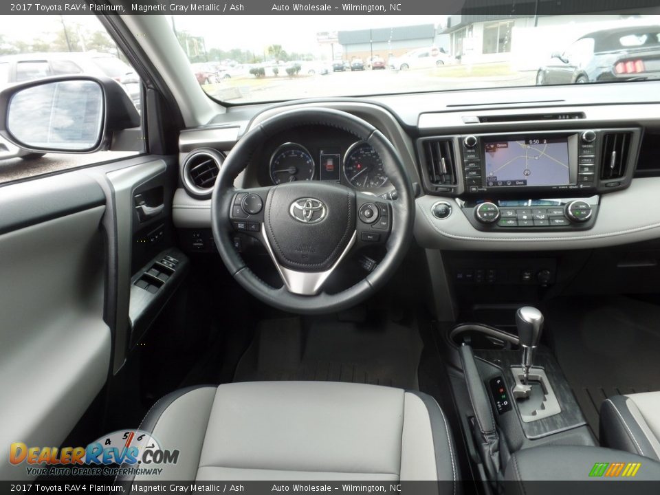 2017 Toyota RAV4 Platinum Magnetic Gray Metallic / Ash Photo #15