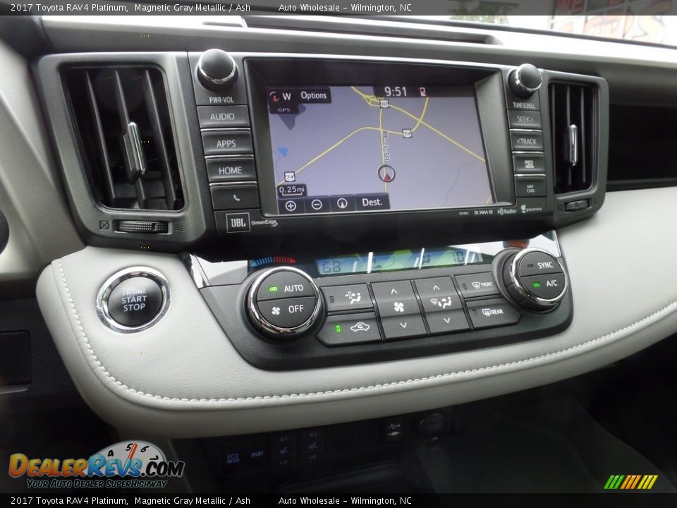 2017 Toyota RAV4 Platinum Magnetic Gray Metallic / Ash Photo #17
