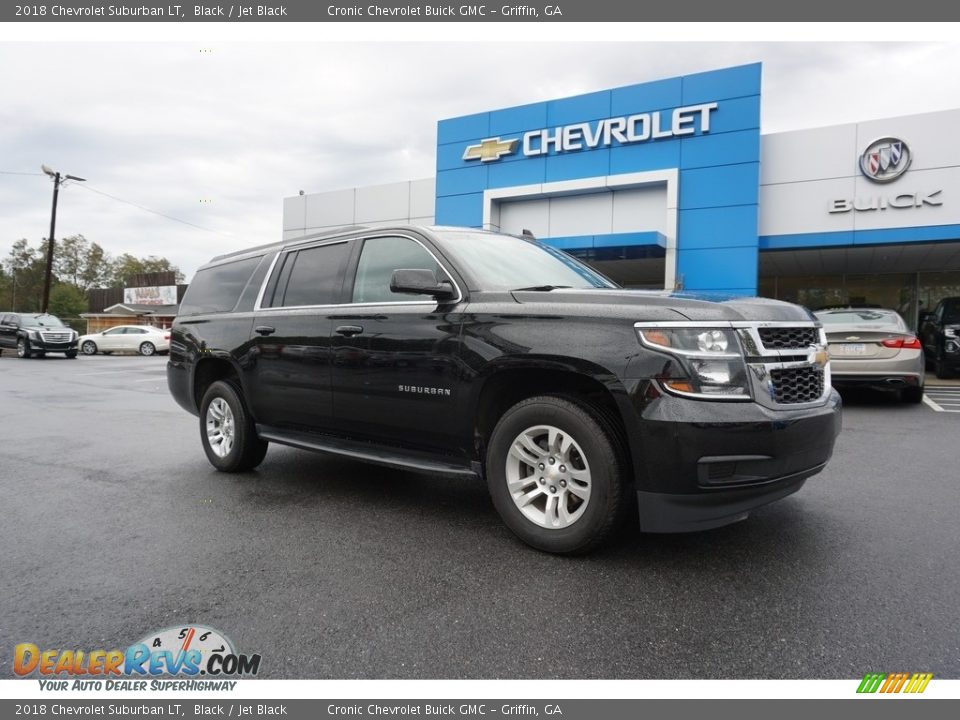 2018 Chevrolet Suburban LT Black / Jet Black Photo #1