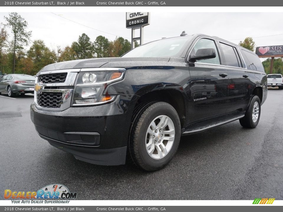 2018 Chevrolet Suburban LT Black / Jet Black Photo #3