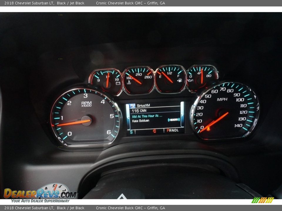 2018 Chevrolet Suburban LT Black / Jet Black Photo #6