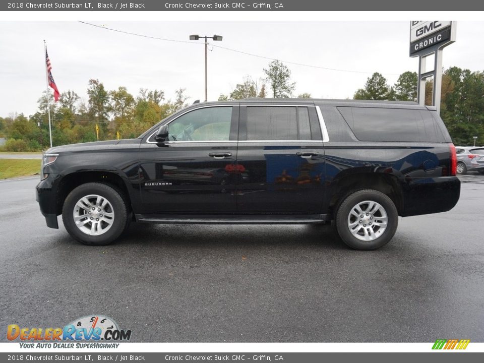 2018 Chevrolet Suburban LT Black / Jet Black Photo #9