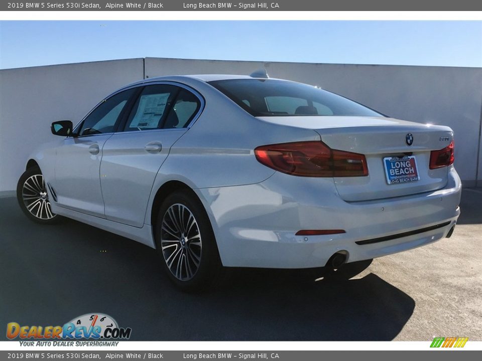 2019 BMW 5 Series 530i Sedan Alpine White / Black Photo #2