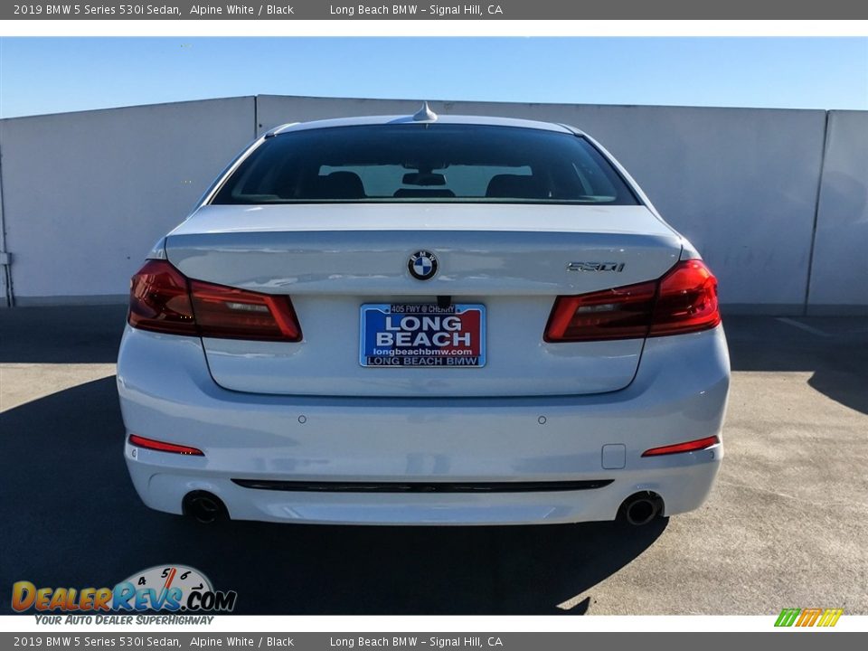 2019 BMW 5 Series 530i Sedan Alpine White / Black Photo #3