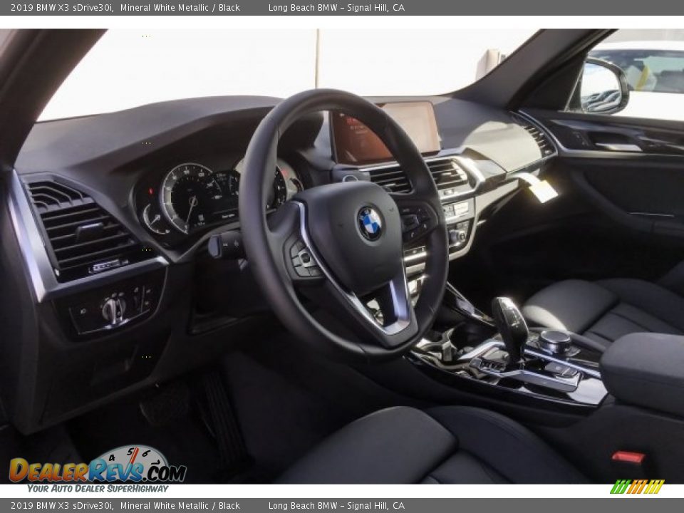 2019 BMW X3 sDrive30i Mineral White Metallic / Black Photo #4