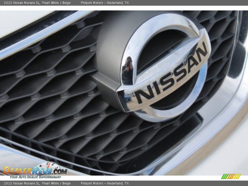 2013 Nissan Murano SL Pearl White / Beige Photo #11