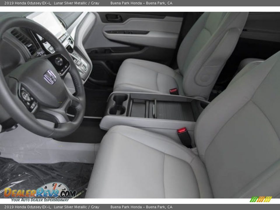 2019 Honda Odyssey EX-L Lunar Silver Metallic / Gray Photo #14