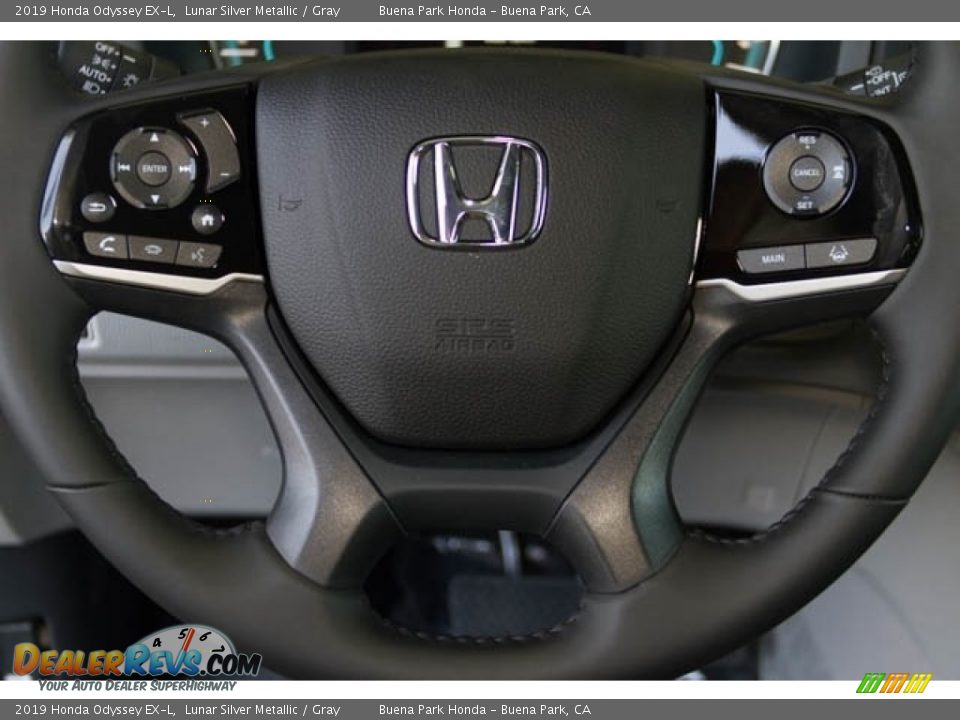 2019 Honda Odyssey EX-L Lunar Silver Metallic / Gray Photo #16