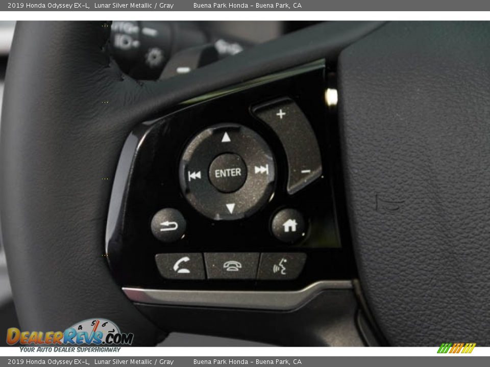 2019 Honda Odyssey EX-L Lunar Silver Metallic / Gray Photo #17