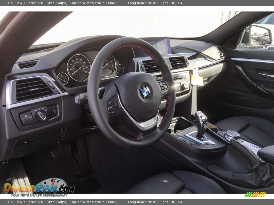 2019 BMW 4 Series 430i Gran Coupe Glacier Silver Metallic / Black Photo #4