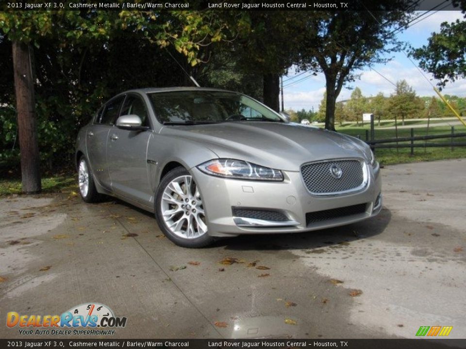 2013 Jaguar XF 3.0 Cashmere Metallic / Barley/Warm Charcoal Photo #1