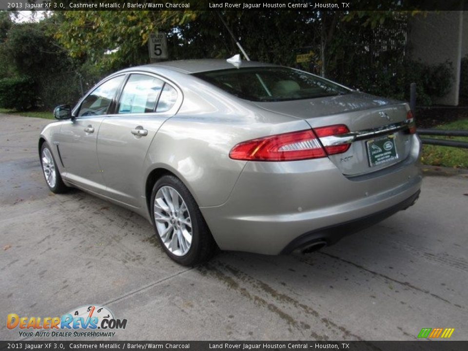 2013 Jaguar XF 3.0 Cashmere Metallic / Barley/Warm Charcoal Photo #2