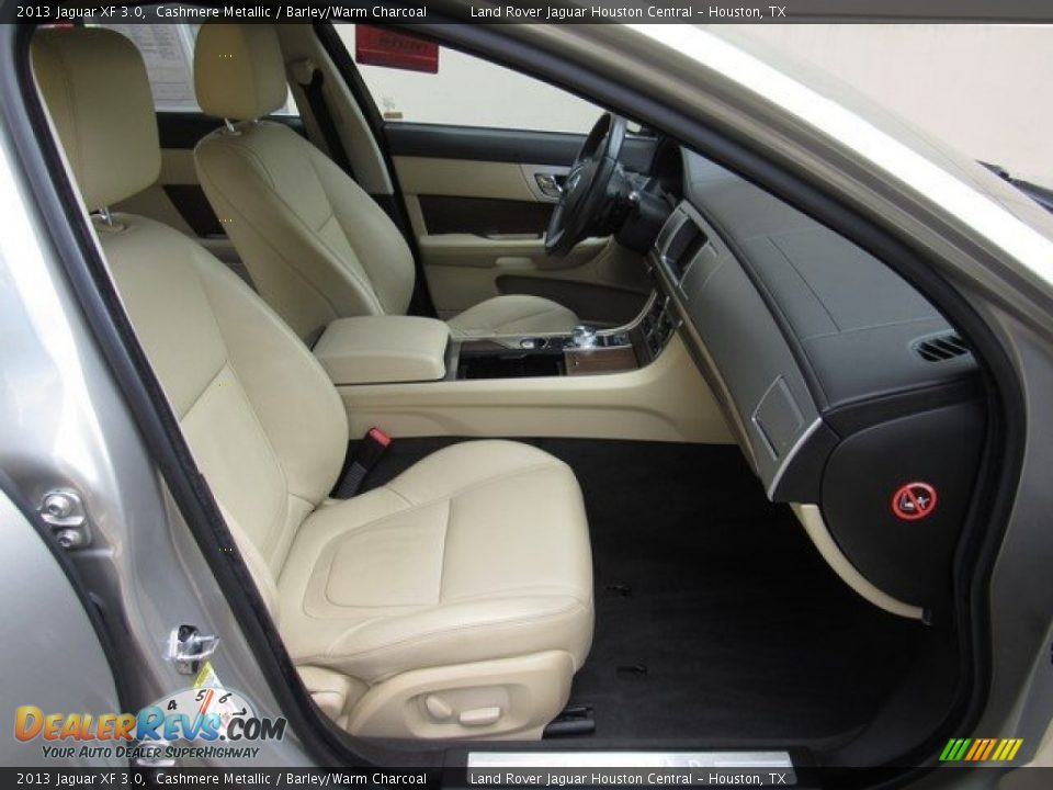 2013 Jaguar XF 3.0 Cashmere Metallic / Barley/Warm Charcoal Photo #3