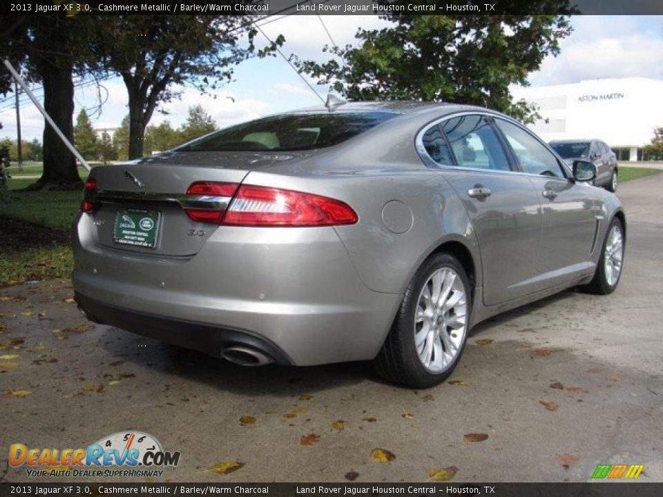 2013 Jaguar XF 3.0 Cashmere Metallic / Barley/Warm Charcoal Photo #7