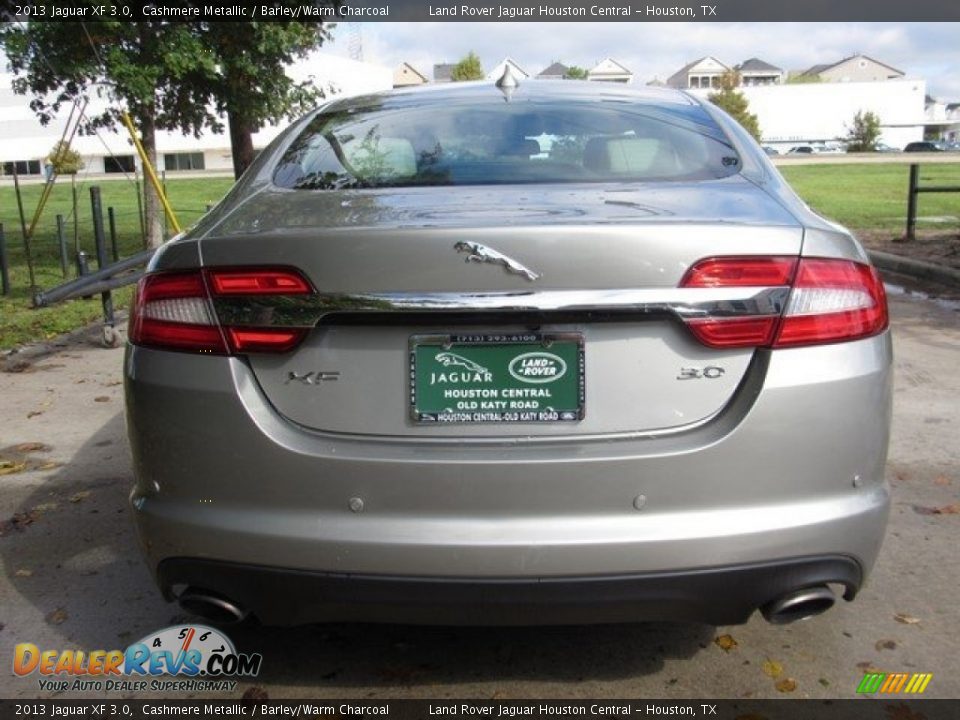 2013 Jaguar XF 3.0 Cashmere Metallic / Barley/Warm Charcoal Photo #8