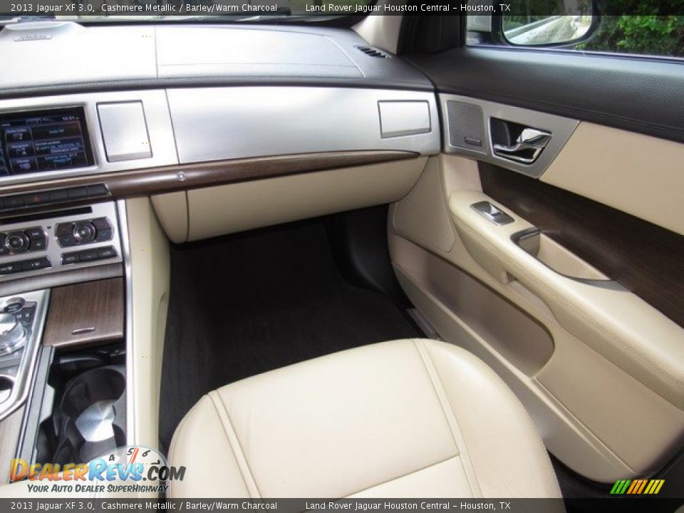 2013 Jaguar XF 3.0 Cashmere Metallic / Barley/Warm Charcoal Photo #15
