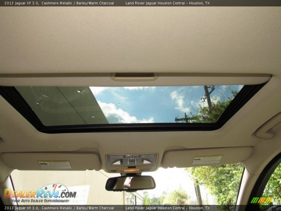 2013 Jaguar XF 3.0 Cashmere Metallic / Barley/Warm Charcoal Photo #17