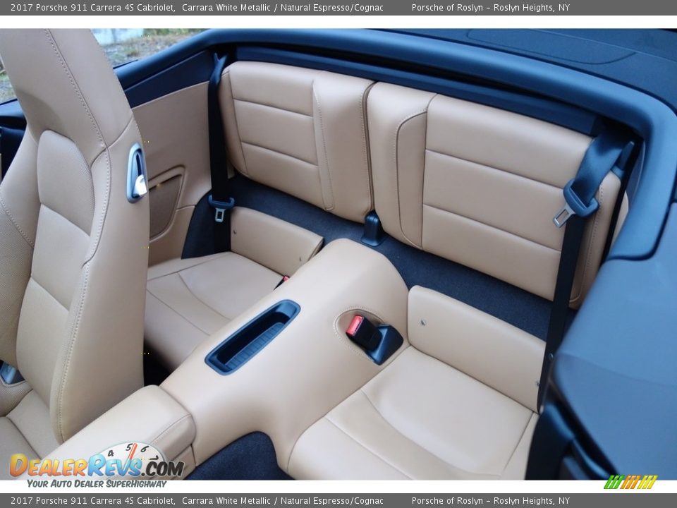 2017 Porsche 911 Carrera 4S Cabriolet Carrara White Metallic / Natural Espresso/Cognac Photo #13