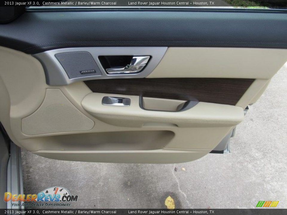2013 Jaguar XF 3.0 Cashmere Metallic / Barley/Warm Charcoal Photo #22