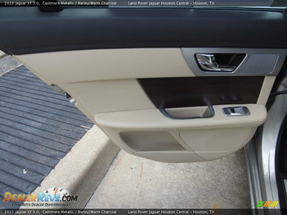 2013 Jaguar XF 3.0 Cashmere Metallic / Barley/Warm Charcoal Photo #24