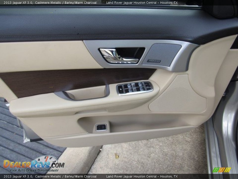 2013 Jaguar XF 3.0 Cashmere Metallic / Barley/Warm Charcoal Photo #25