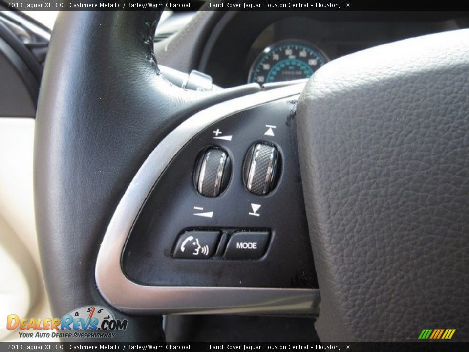 2013 Jaguar XF 3.0 Cashmere Metallic / Barley/Warm Charcoal Photo #29