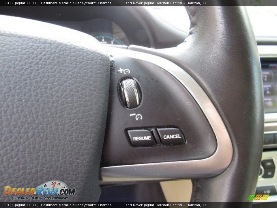 2013 Jaguar XF 3.0 Cashmere Metallic / Barley/Warm Charcoal Photo #30