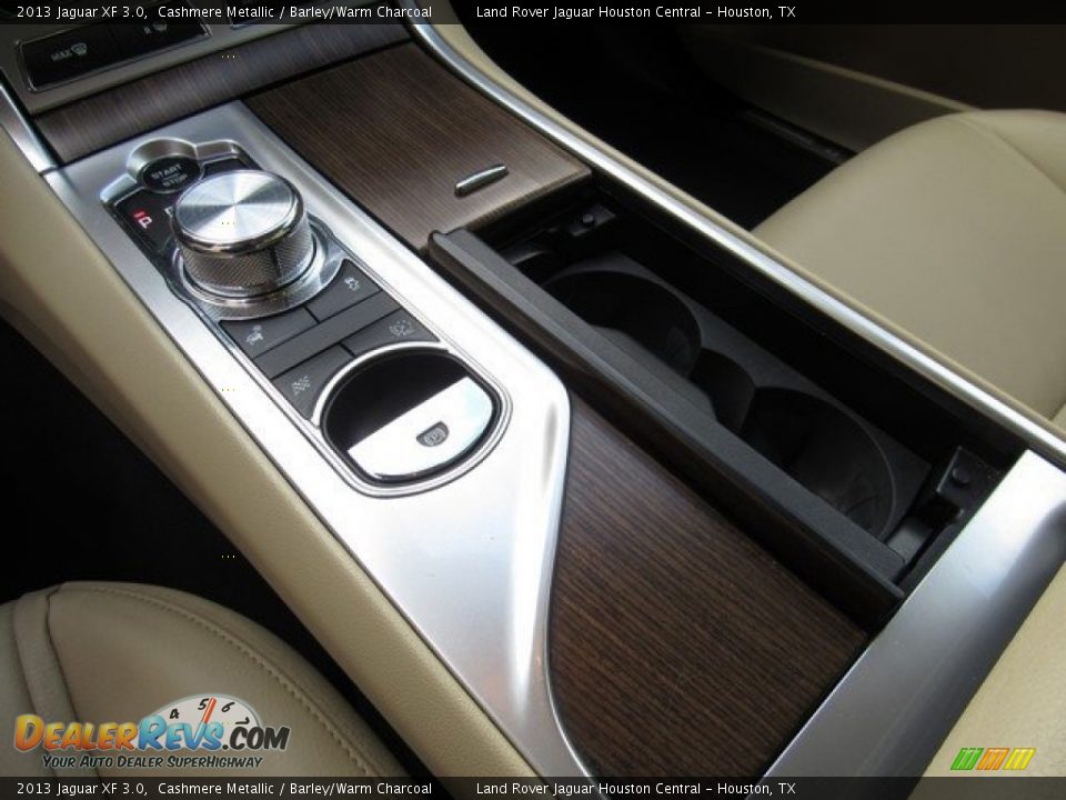2013 Jaguar XF 3.0 Cashmere Metallic / Barley/Warm Charcoal Photo #36