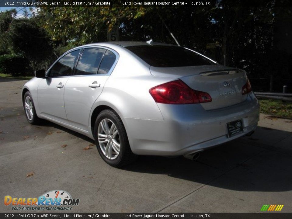 2012 Infiniti G 37 x AWD Sedan Liquid Platinum / Graphite Photo #2