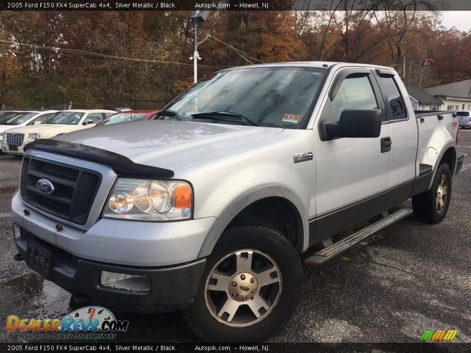 2005 Ford F150 FX4 SuperCab 4x4 Silver Metallic / Black Photo #1