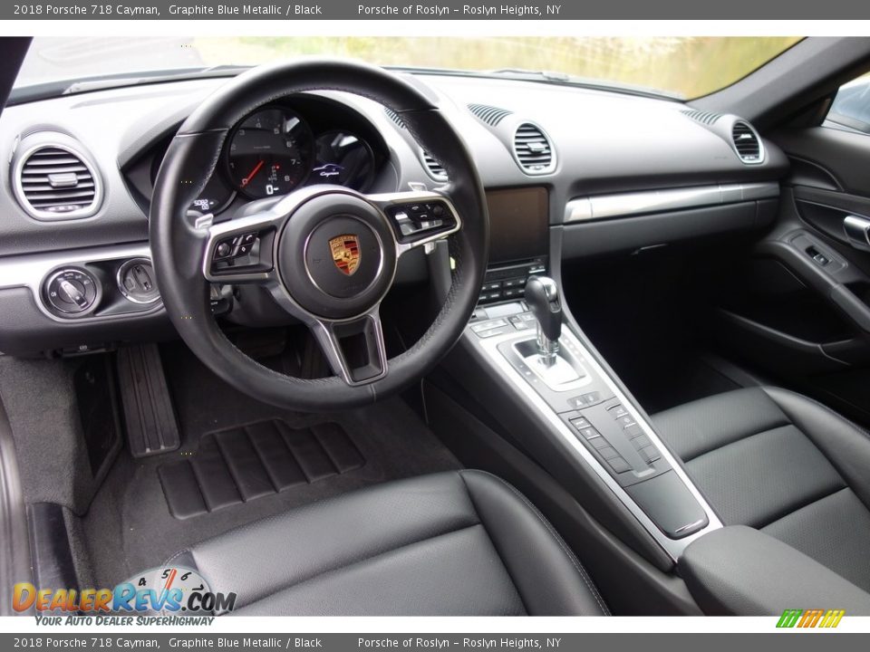 Black Interior - 2018 Porsche 718 Cayman  Photo #10