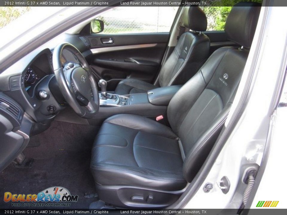 2012 Infiniti G 37 x AWD Sedan Liquid Platinum / Graphite Photo #13