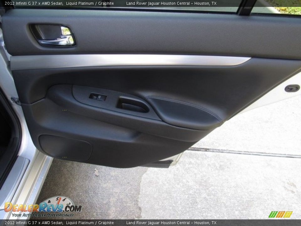 2012 Infiniti G 37 x AWD Sedan Liquid Platinum / Graphite Photo #21