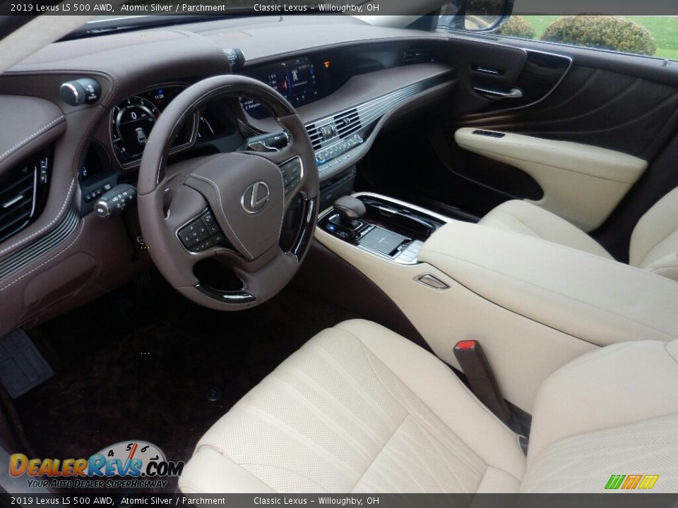 Parchment Interior - 2019 Lexus LS 500 AWD Photo #2