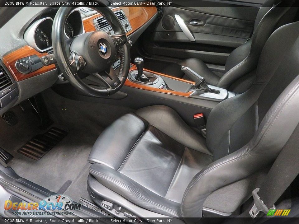 2008 BMW M Roadster Space Gray Metallic / Black Photo #16