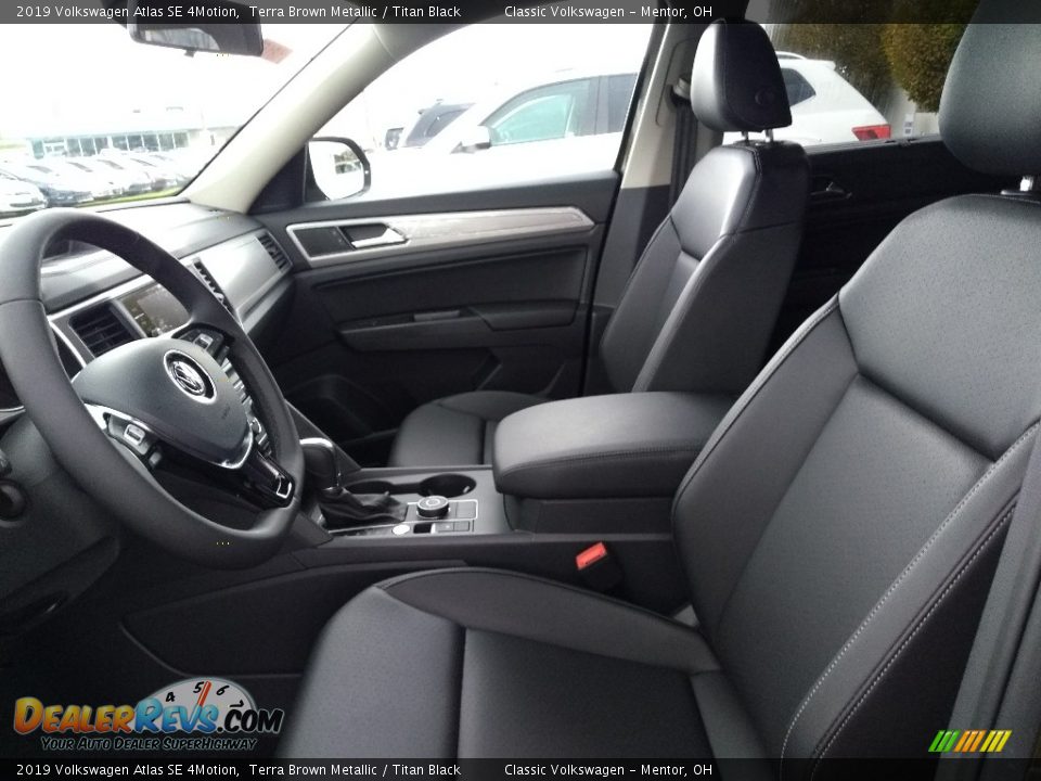 Titan Black Interior - 2019 Volkswagen Atlas SE 4Motion Photo #4