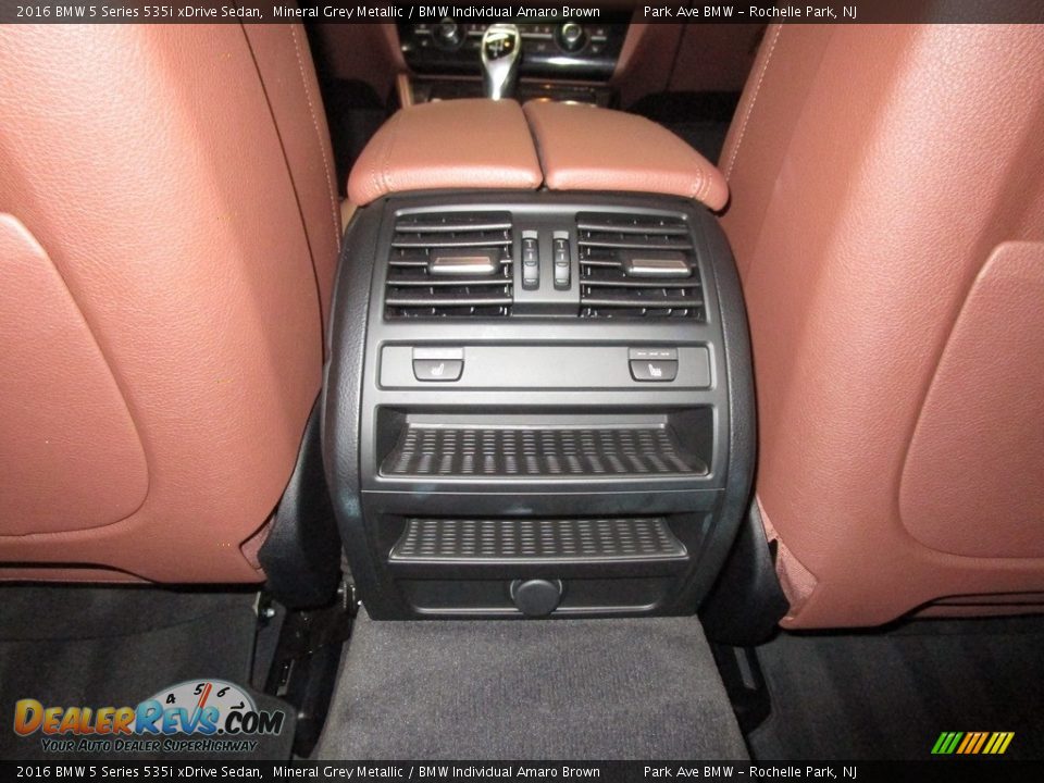 2016 BMW 5 Series 535i xDrive Sedan Mineral Grey Metallic / BMW Individual Amaro Brown Photo #19