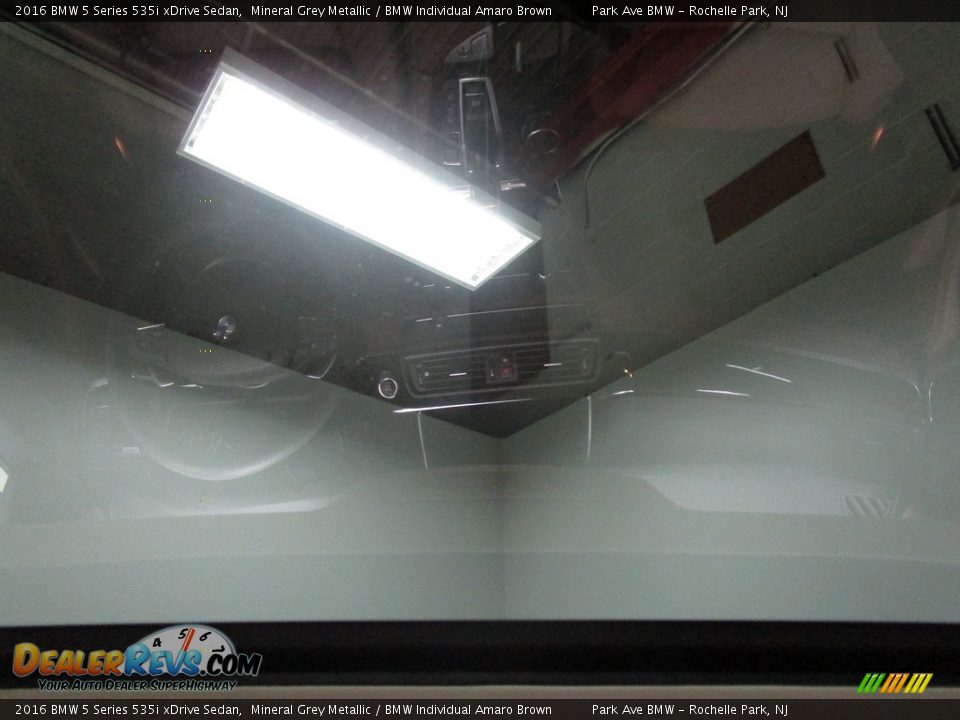 2016 BMW 5 Series 535i xDrive Sedan Mineral Grey Metallic / BMW Individual Amaro Brown Photo #21