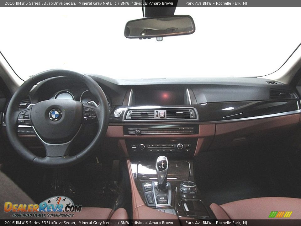 2016 BMW 5 Series 535i xDrive Sedan Mineral Grey Metallic / BMW Individual Amaro Brown Photo #22