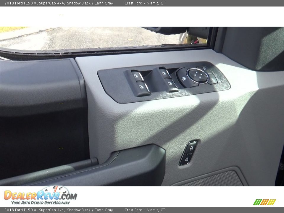 2018 Ford F150 XL SuperCab 4x4 Shadow Black / Earth Gray Photo #12