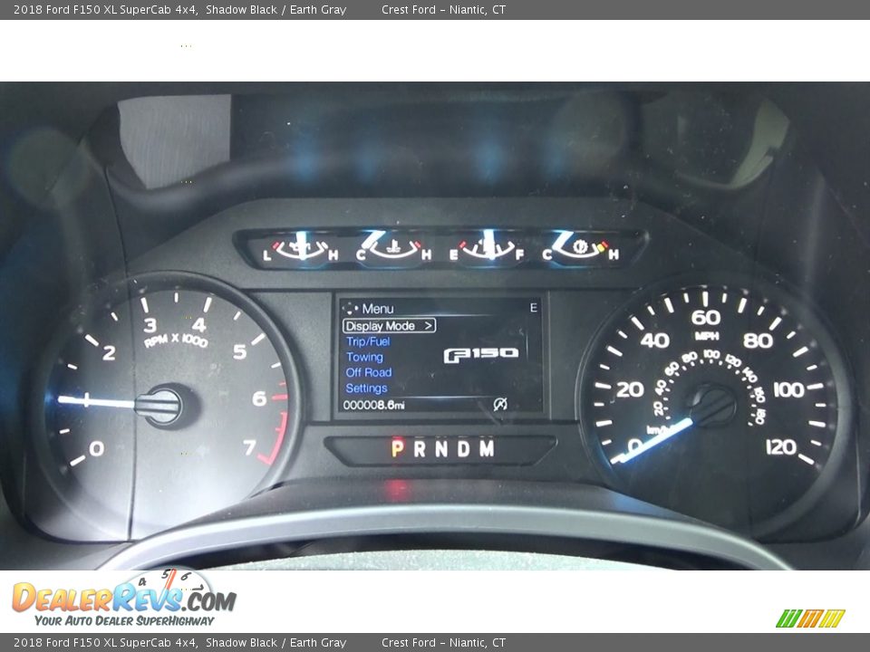 2018 Ford F150 XL SuperCab 4x4 Shadow Black / Earth Gray Photo #13