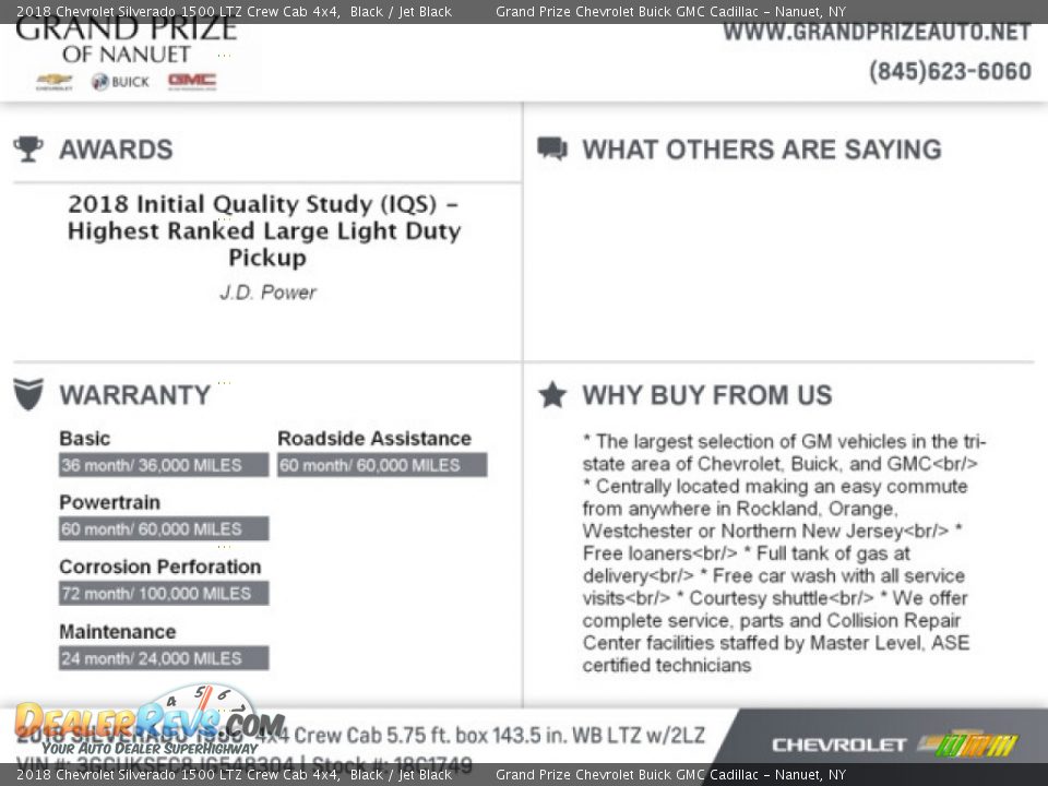 2018 Chevrolet Silverado 1500 LTZ Crew Cab 4x4 Black / Jet Black Photo #9