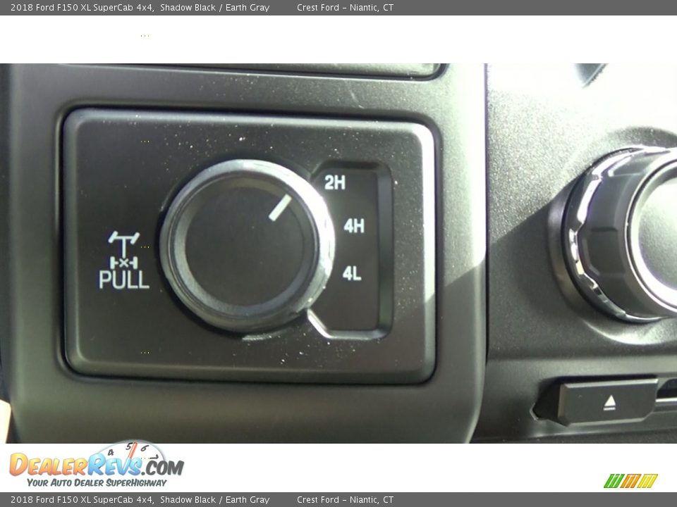 2018 Ford F150 XL SuperCab 4x4 Shadow Black / Earth Gray Photo #16