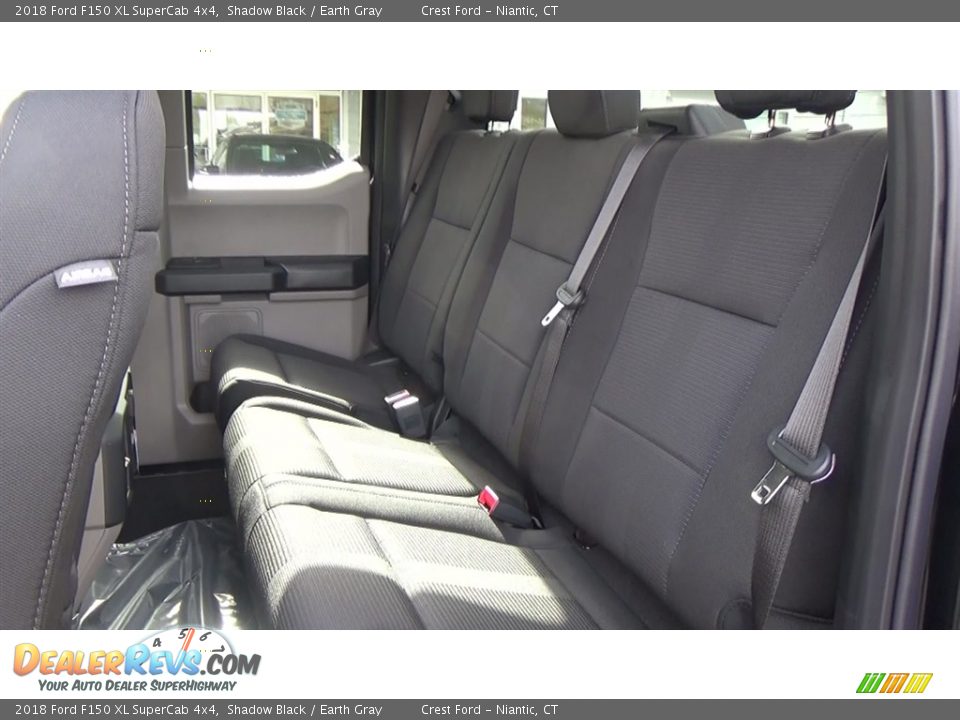 2018 Ford F150 XL SuperCab 4x4 Shadow Black / Earth Gray Photo #17