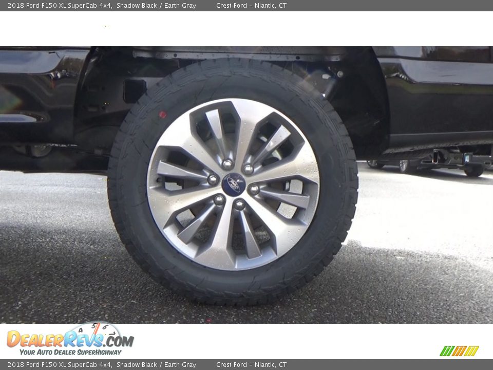 2018 Ford F150 XL SuperCab 4x4 Shadow Black / Earth Gray Photo #19