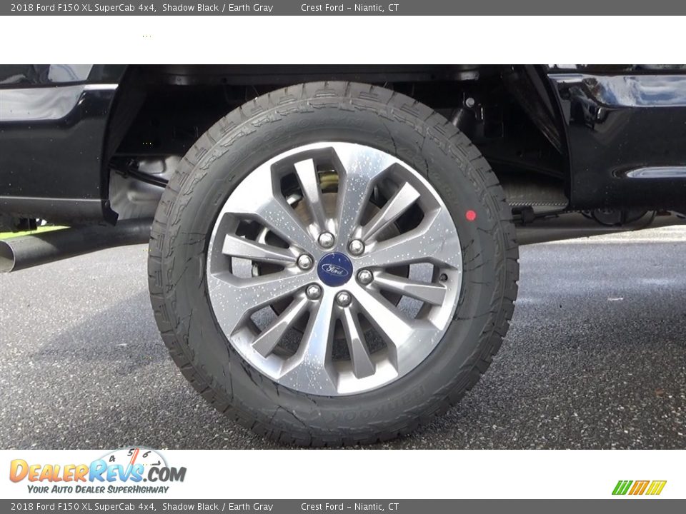 2018 Ford F150 XL SuperCab 4x4 Shadow Black / Earth Gray Photo #21