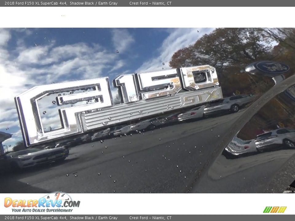 2018 Ford F150 XL SuperCab 4x4 Shadow Black / Earth Gray Photo #25